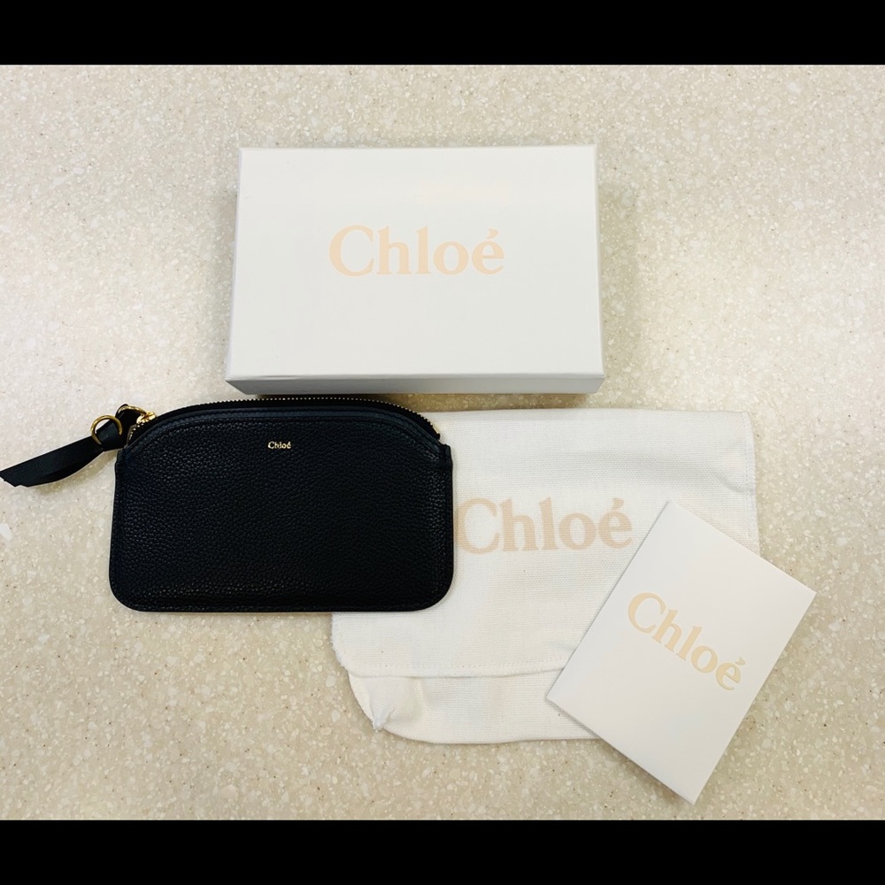 COPY - Chloe Black Card Case New